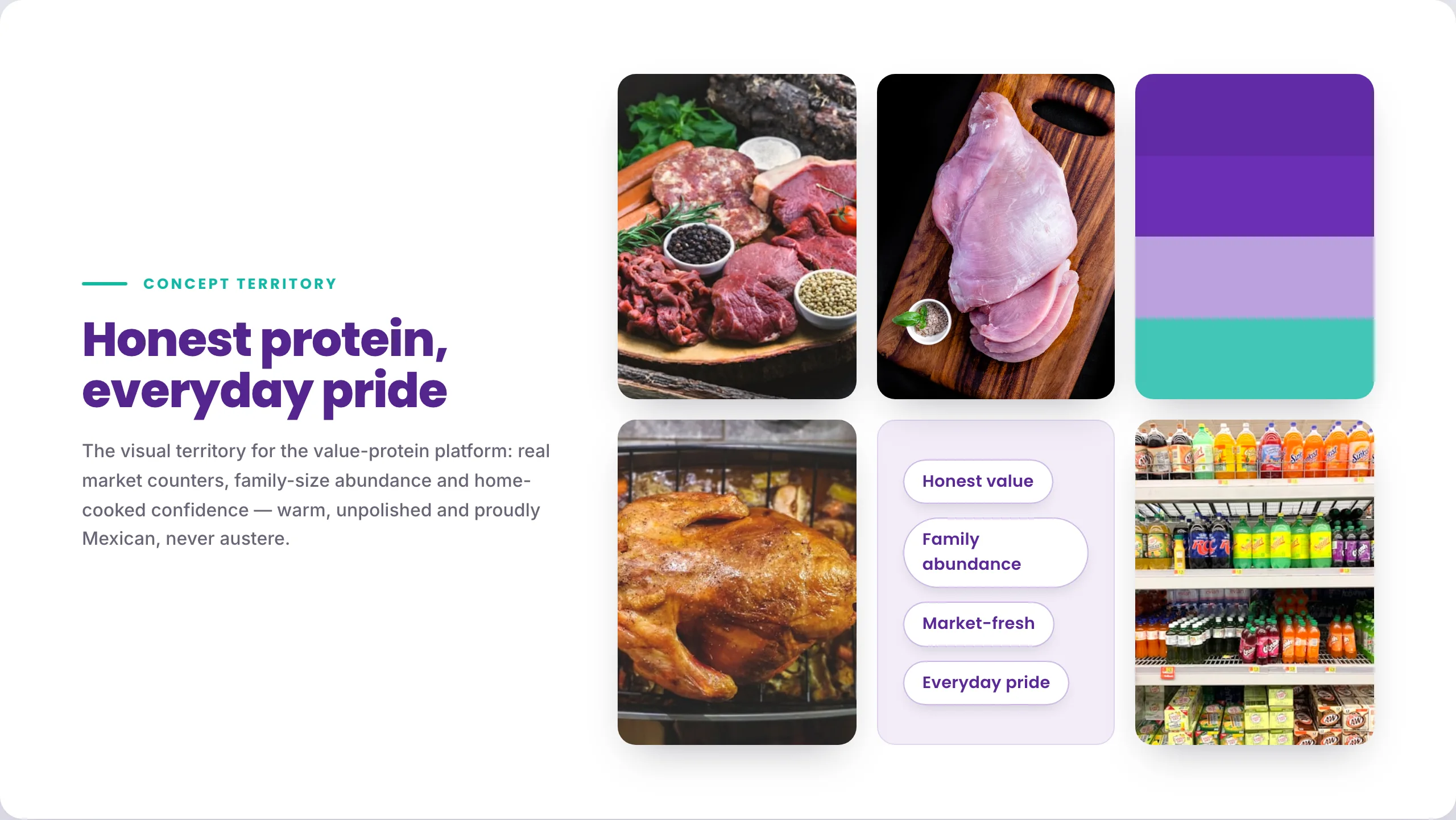Honest protein, everyday pride
